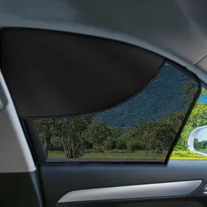 2 count  Window Shades,  Double Layer  Side Window Sun Shades with Full Shade/Half Shade, Front Window Covers for Driver, Accessories