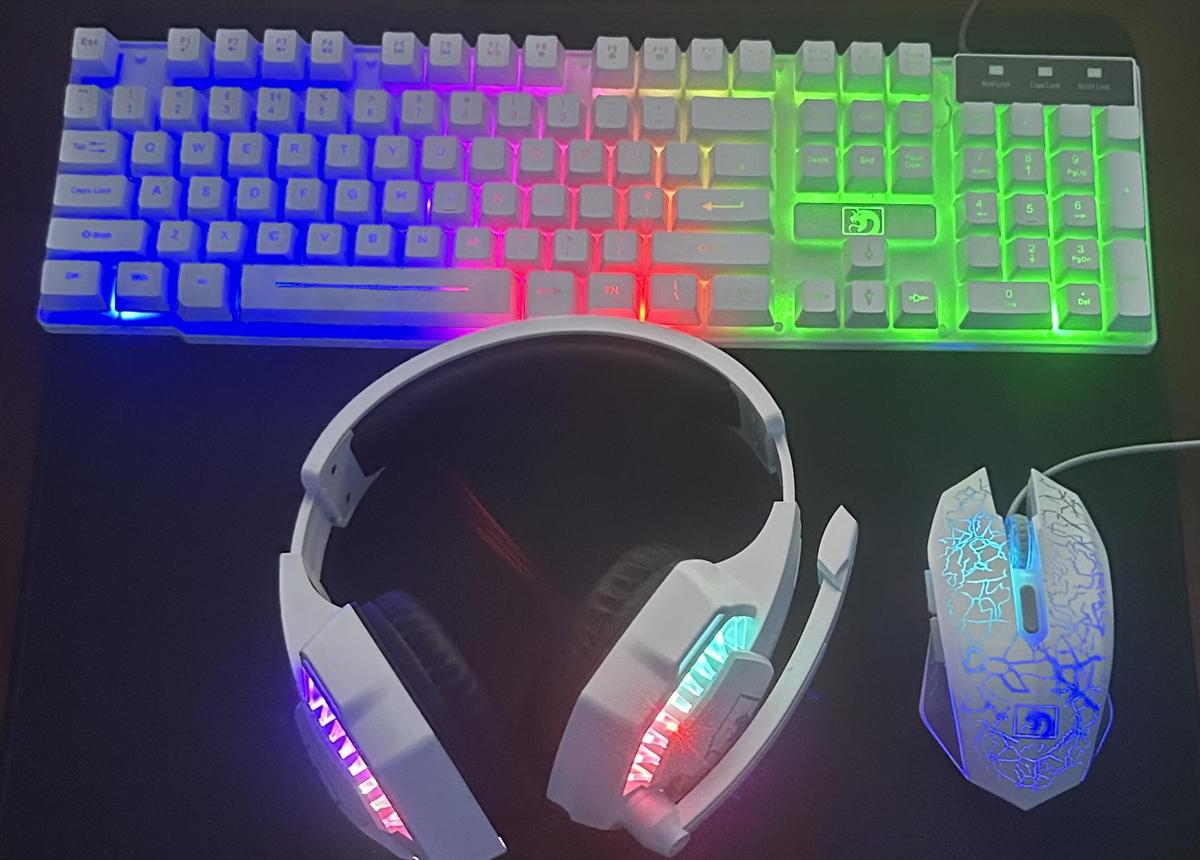 Item: TK-T11-Gaming Keybaord combo-White-408