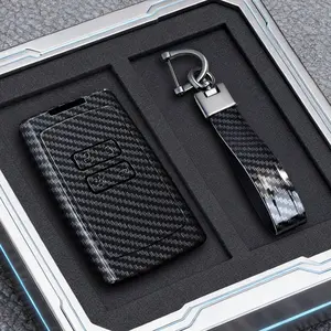 Abs Carbon Fiber Style Car Key Cover Fob, Car Key Protector, Compatible with Renault Captain Megane Talisman Espace Clic Zoe Koleos Scenic 4 Arkana Dacia Sandero