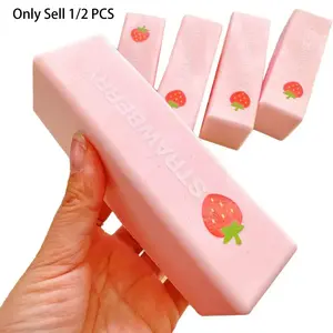 1/2/ PCS Butter Bread Squishy Slow Rising Stress Toy, Anxiety Relief Squishy, Relaxation Stick, Fidget Cube Stress Reliever, Realistic Butter Stick Squeeze Ball, Pink Scented Stress Toy for Adults, Office & Study