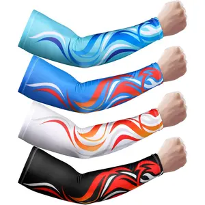 4 Pair Sleeves to Cover Arms for Men Arm Sleeves for Men UV Sun Protection Arm Cooling