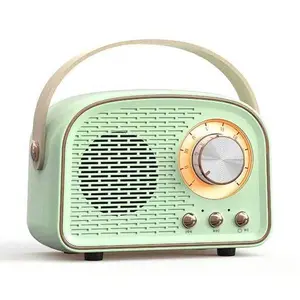 Retro Bluetooth Speaker - Mint Green