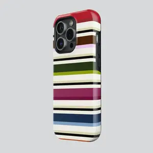 colorful horizontal lines phone case for use with iPhone 17 air 16 Pro max 15 plus 14 Pro 13/12/11/X/XR/XSMAX sublimation phone case compatible with Samsung Galaxy S25 ultra S24 plus S23 FE S22/S21 anti-yellowing aesthetic phone case cuteee artistic fresh