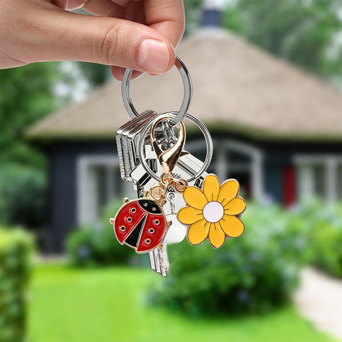 10-Pack Pocket Hug Card Keychain Set with Inspirational Card for Encouragement, Anxiety Relief, and Emotional Support-Inspirational Keepsakes for Friends, Family, Children, and Loved Ones (Insect, Daisy, Heart Keychain) 10-Pack Pocket Hug Card Keychain Set with Inspirational Card for Encouragement, Anxiety Relief, and Emotional Support-Inspirational Keepsakes for Friends, Family, Children, and Loved Ones (Insect, Daisy, Heart Keychain)