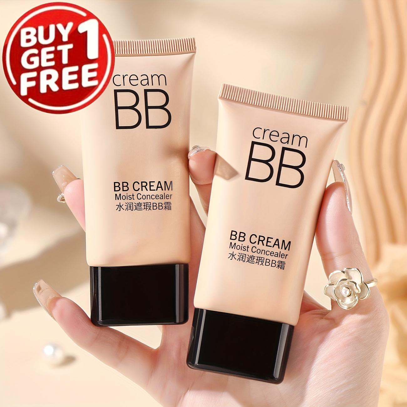 Buy 1 Get 1 BB Cream Foundation | Long-Lasting, Full Coverage, Moisturizing & Matte | Perfect for All Skin Types | Ideal Gift for Women Makeup Cosmetic Hydrate Hydrating