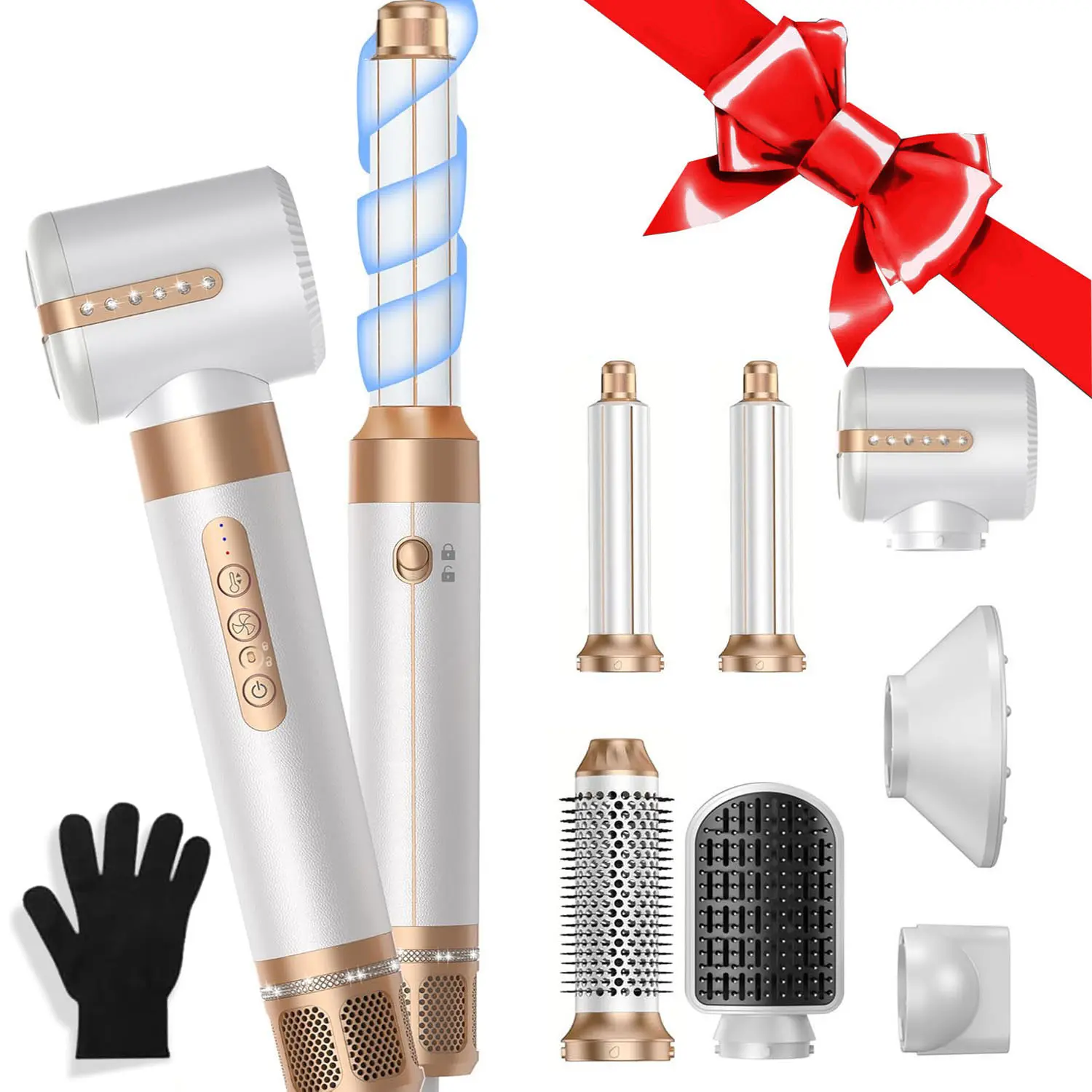 7-in-1 Hair‎ Dryer Brush Hot & Hotter Interchangeable Hair Dryer Brush Set | 3 Heads  main image 2