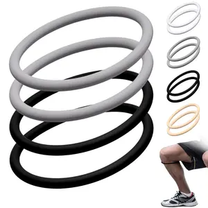 6PACK Silicone Patellar Tendon Support Strap, Knee Brace for Men Women - Patella Bands Pain Relief for Basketball, Pickleball Running Hiking Volleyball & Squats