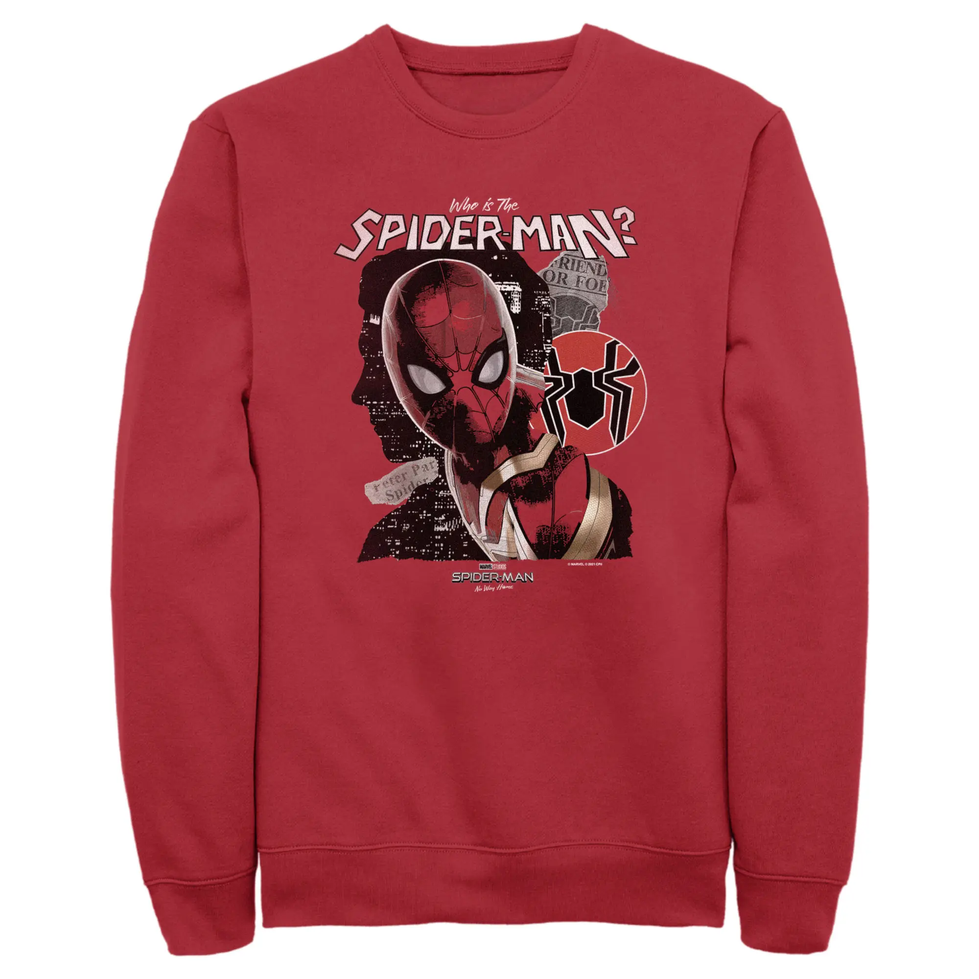 Men's Marvel Spider-Man: No Way Home Who is the Spider-Man Sweatshirt