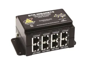 Ditek - DTK-WM4NETS - DITEK DTK-WM4NETS Surge Suppressor/Protector - 4 x RJ-45 - 144 VA