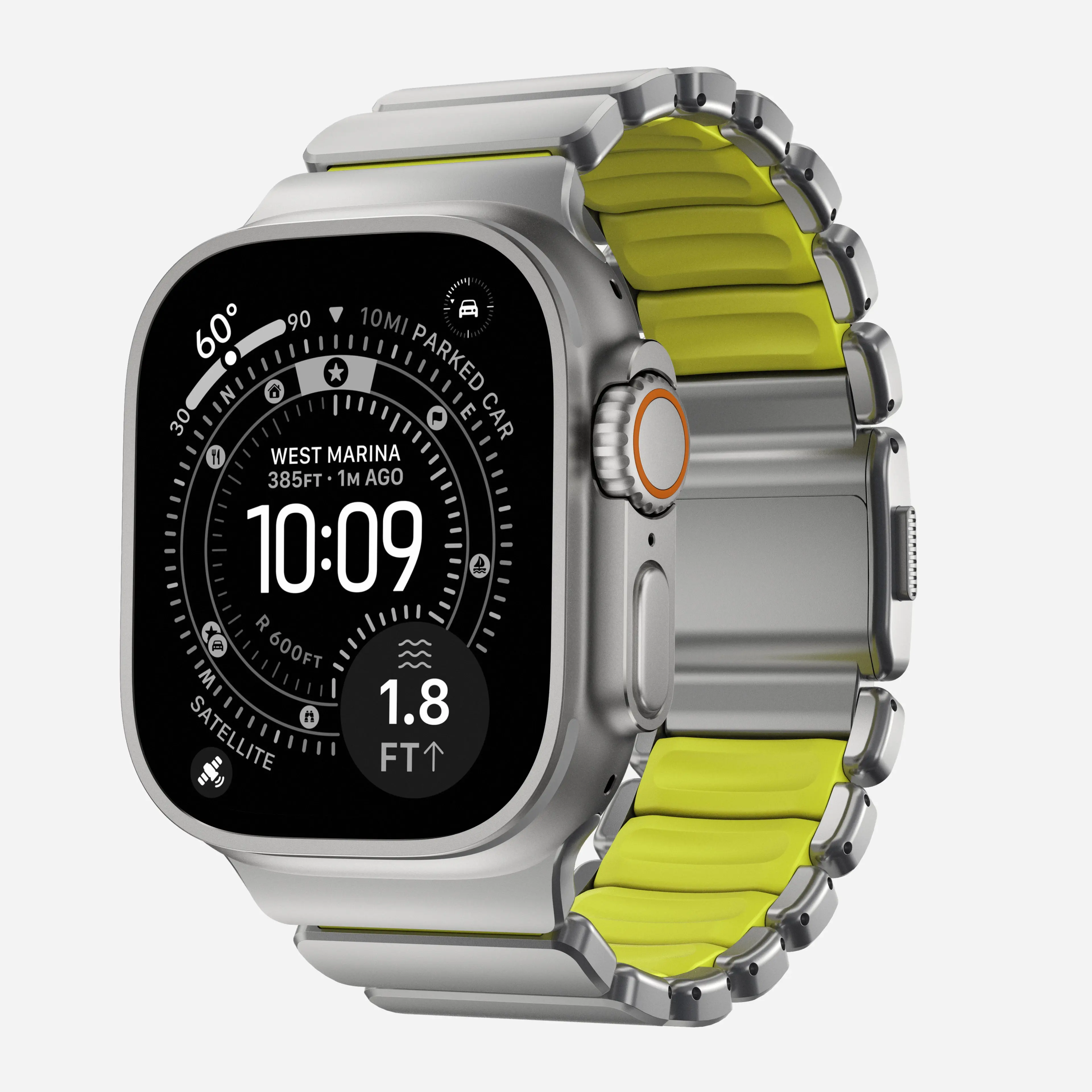Stratos Band - 49mm | Natural Titanium | Volt FKM