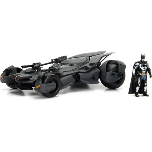 DC Batmobile - 1:24 '17 Justice League Batmobile Die-Cast Car & Batman figurine/statue  [COLLECTIBLES] Collectible