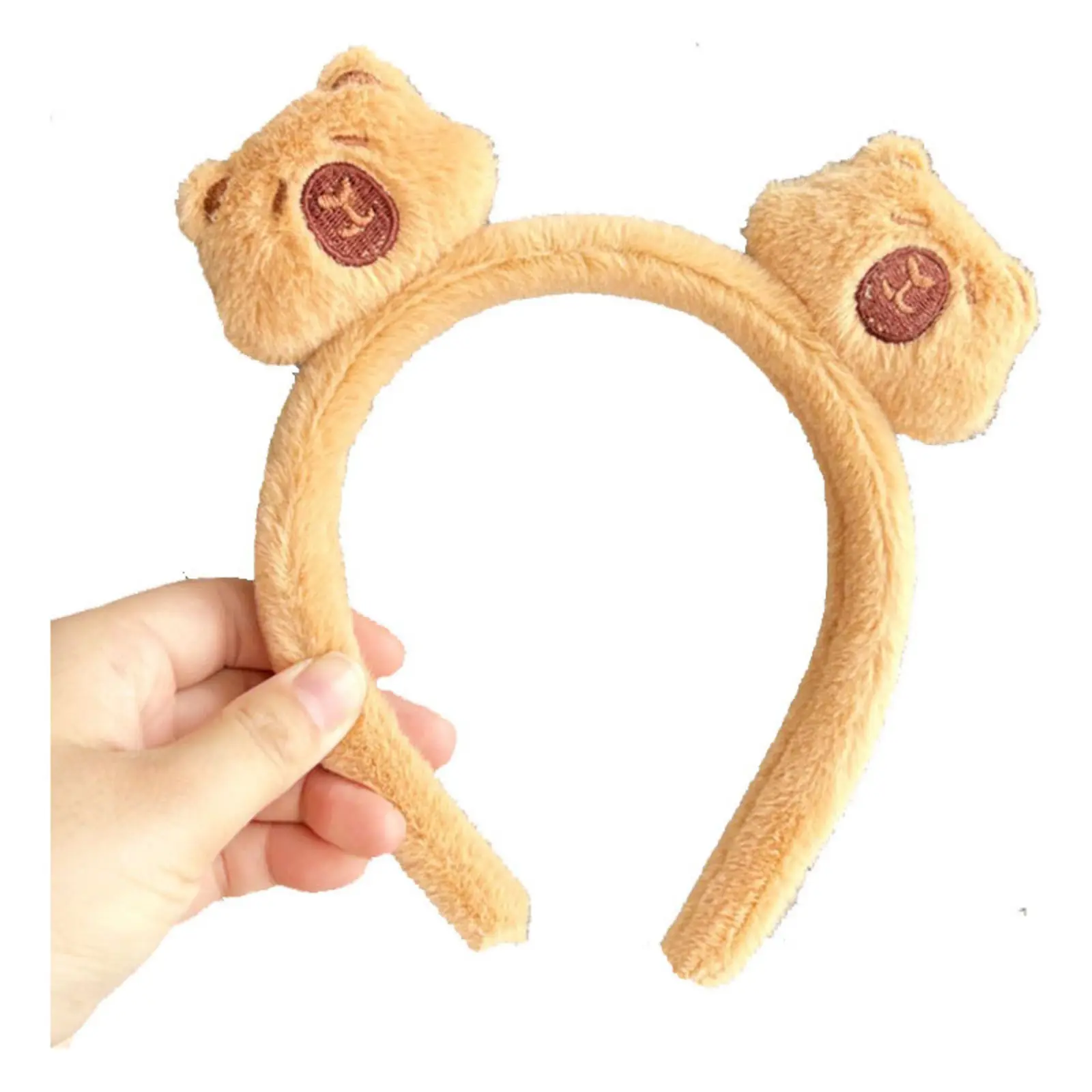 Cute Plush Animal Headband, Soft Fluffy Cartoon Hair Hoop, Non-Slip Skincare Makeup Hair Holder for Women, Cozy Washing Face Hair Accessories,back to school,back to school haul