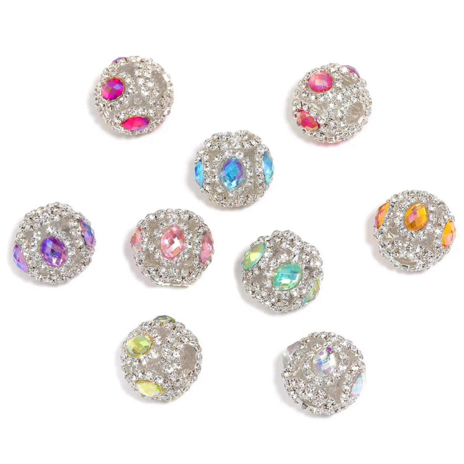 ZY2100012 10PCS Ellipse beads