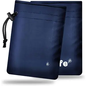 Upgraded Thicken Outdoor Faucet Covers for Winter Freeze Protection, Garden Water Insulated Spigot Hose Bib Socks Blue 2 count