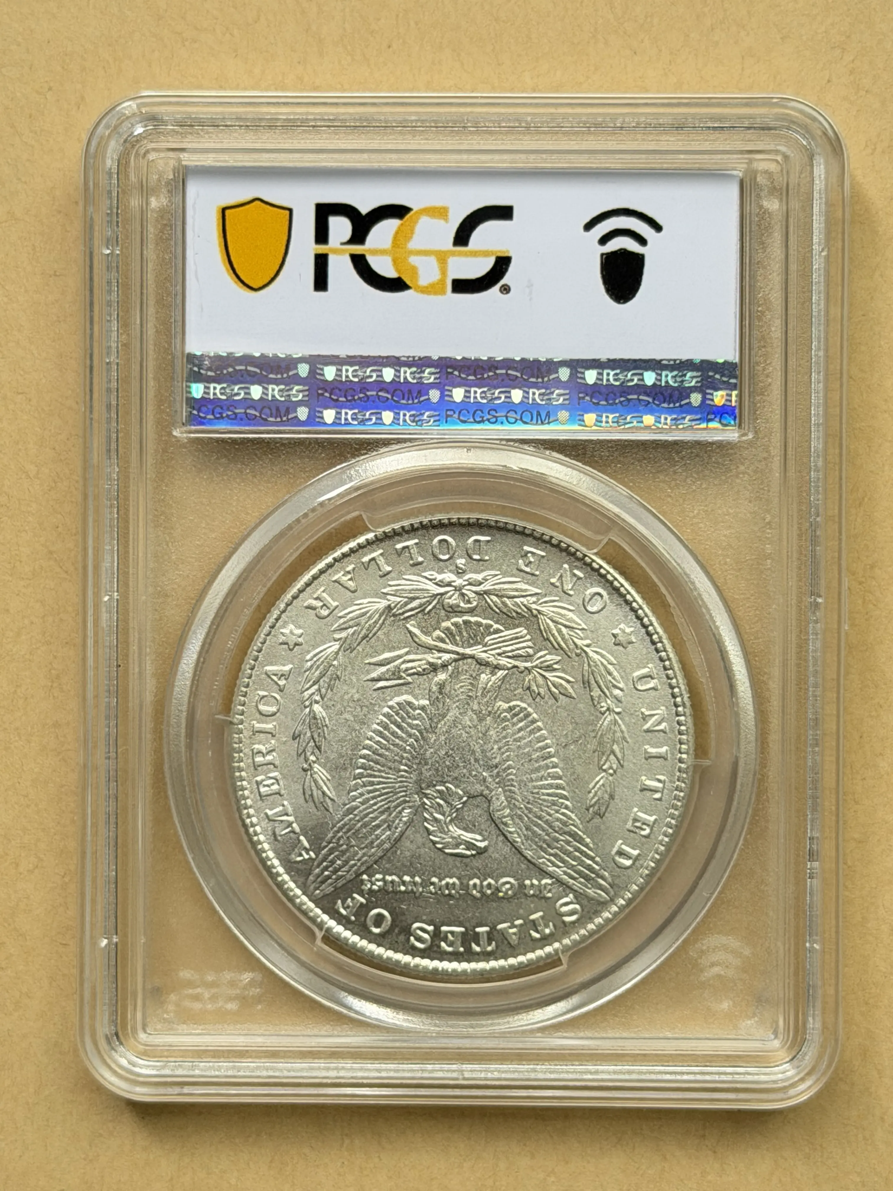Super Rare 1904-S Morgan Silver Dollar,PCGS AU50 Certified With Protective Slab Packaging #VintageSilver #Numismatics #TikTokCoin