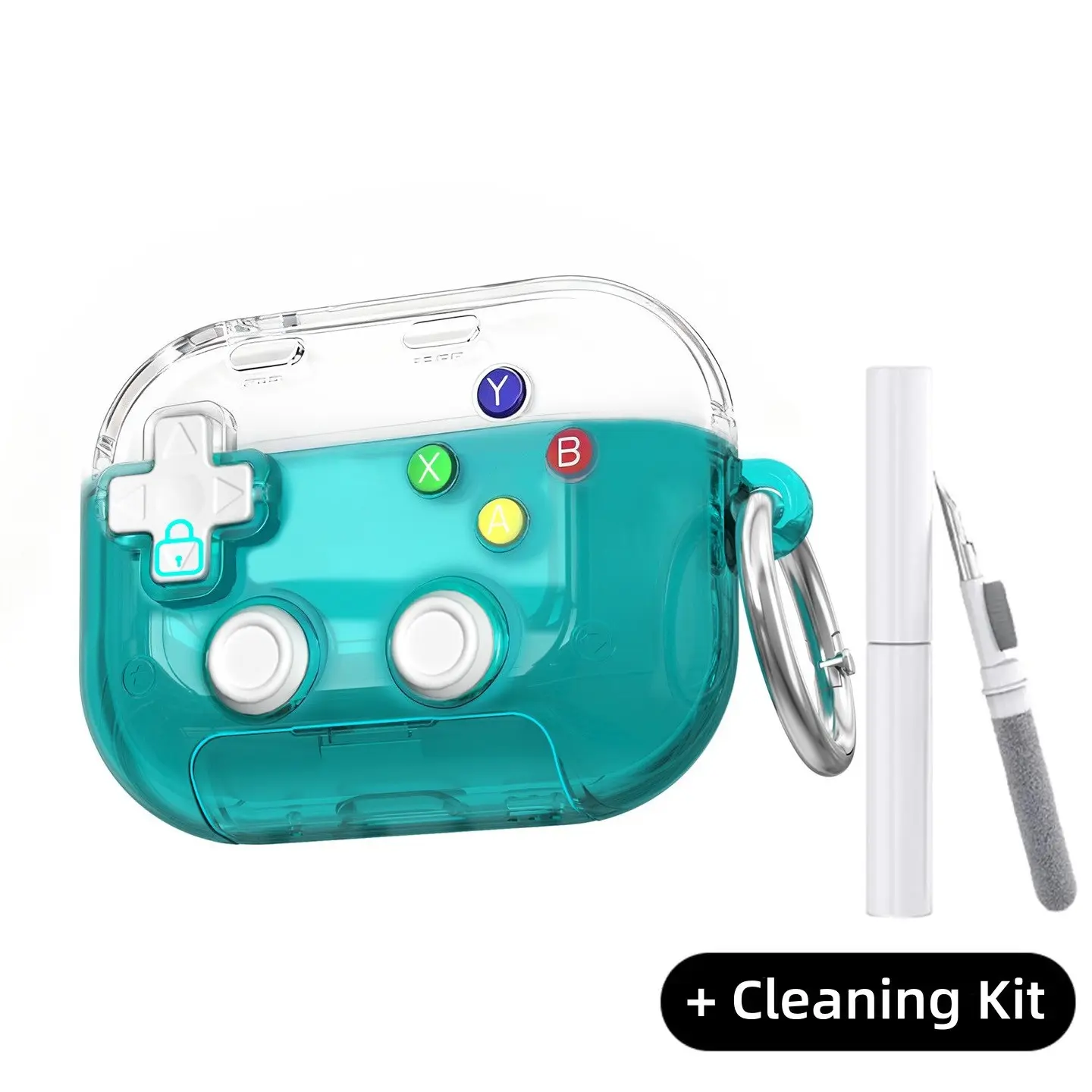 Clear Transparent Case for AirPods Pro 3 2025 with Cleaner Kit, Anti-Loss Lanyard & Stand, Full Shockproof Protection, Earphone Case Accessories, Earphone Protective Cover, Earbud Cover