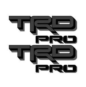 TRD Pro Decals for New Toyota Tacoma Replacement Stickers / Grey
