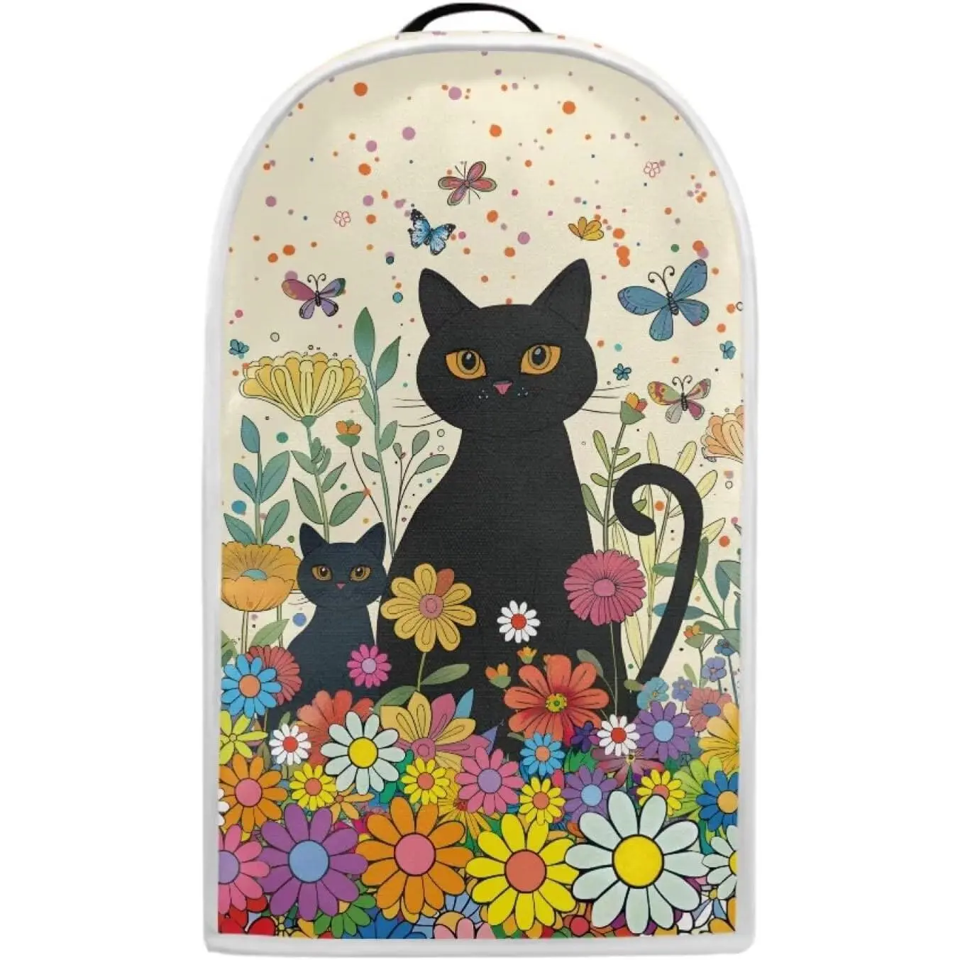 Black Cat Floral