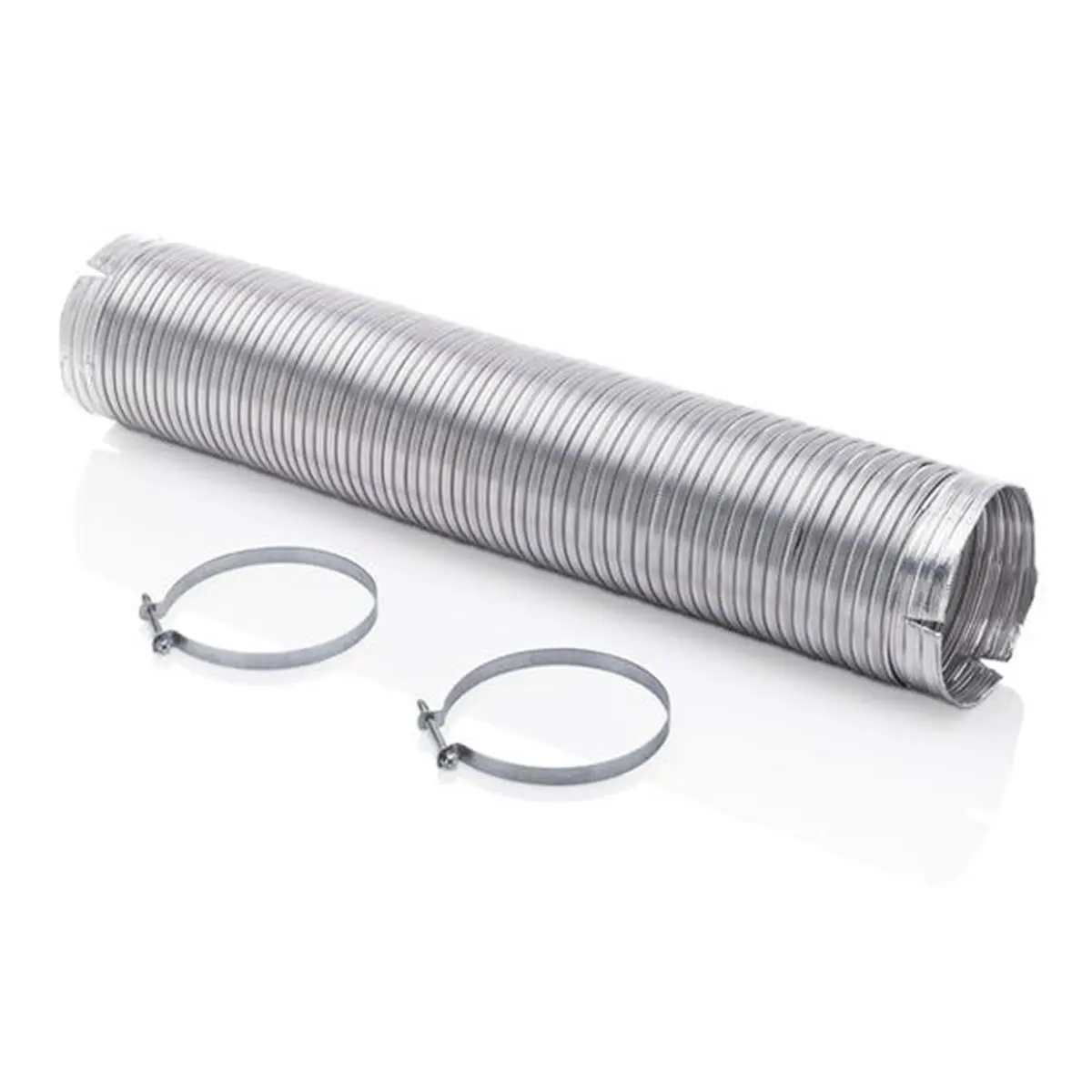 Frigidaire 5305512431 Genuine OEM 8 ft. Aluminum Semi-Rigid Dryer Duct Vent, High-Temp, Durable, Enhances Equipment Performance, Long-Lasting, Compatible with Gibson, Electrolux, Kelvinator, Crosley, Westinghouse, Kenmore for Laundry Room