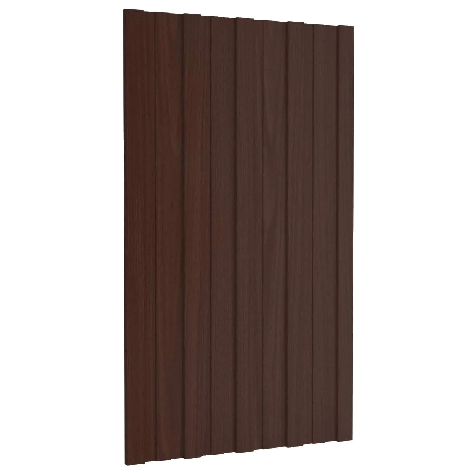 vidaXL Roof Panel 12 pcs Brown 31.50 x 17.72 in Galvanised steel, Stylish Steel Roof Panel, Tough Galvanized Cover for Home, Outdoor, and Business Needs 42047115