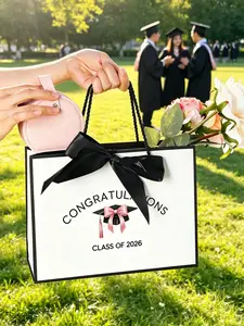 Graduation Gift Bag, Large Capacity Paper Gift Bag, Birthday Gift, Perfect for Graduates, Small Gifts for Best Friends, Gift Paper Bags