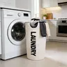 Oxford Waterproof Folding Laundry Basket Bag - 72x38cm Collapsible Laundry Hamper with Padded Handle, Home Organizer for Dirty Clothes, Toy Storage