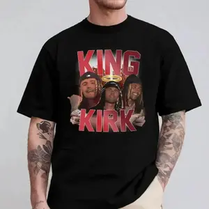 [100% Cotton][Graphic Tee] King Kirk Shirt Charlie From Oblock Hoodie Kirkify Tee Character Inspired Son Adult T Shirt Athletic Subtle Anime Clothing World Tshirts Christian Outfit