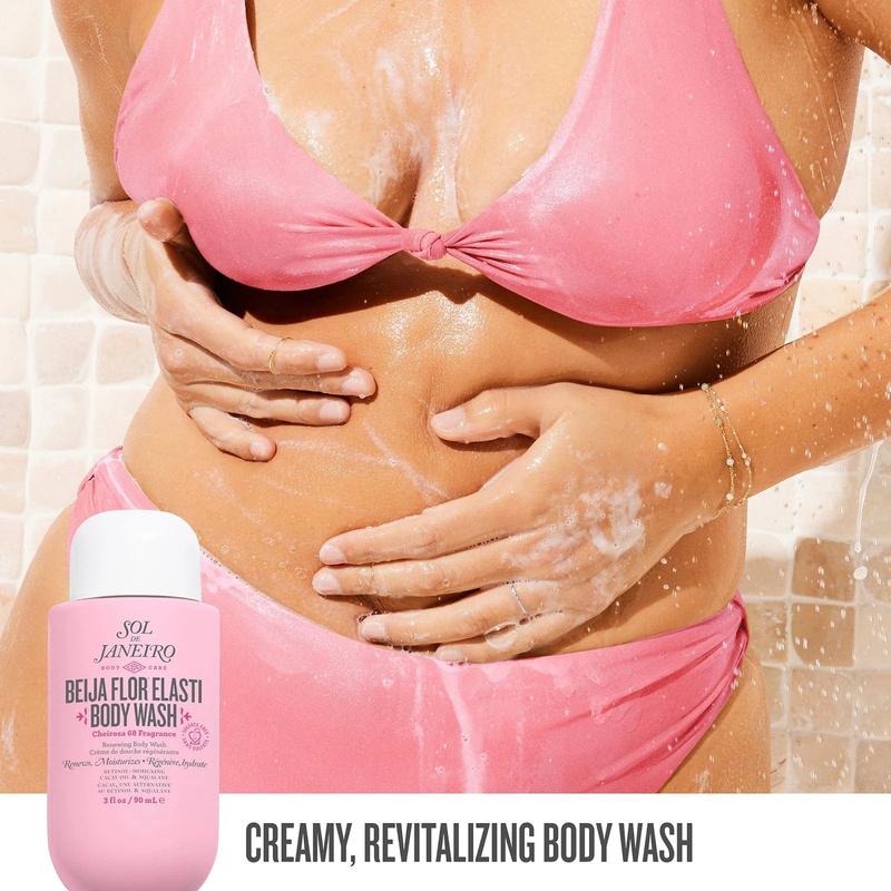 Sol de Janeiro Beija Flor Jet Set - Travel-Friendly Body Wash, Elasti-Cream & Cheirosa 68 Perfume Mist Kit