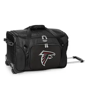 Football Fan Shop Officially Licensed NFL Atlanta Falcons 22" Wheeled Duffel Bag
