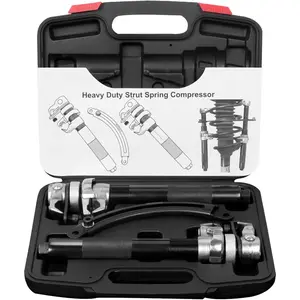 2- Coil Spring Compressor Tool Heavy Duty Macpherson Strut Spring Compression Set with Safety  and Holder, Max Load.2645LB