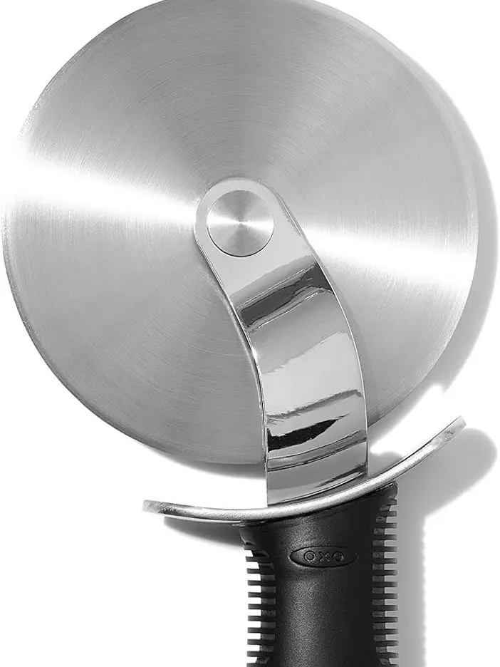 OXO Good Grips Large 4-Inch Pizza Wheel and Cutter, New Product, High-Quality Design for Easy Handling