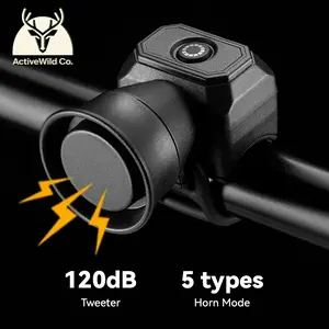 Battery/USB-Rechargeable Bike Horns, Waterproof Electronic Mountain Bike Bells, Children's Scooter Accessories, Mini Horns, Warning Bells, Universal Bike Bells, Cycling Gear