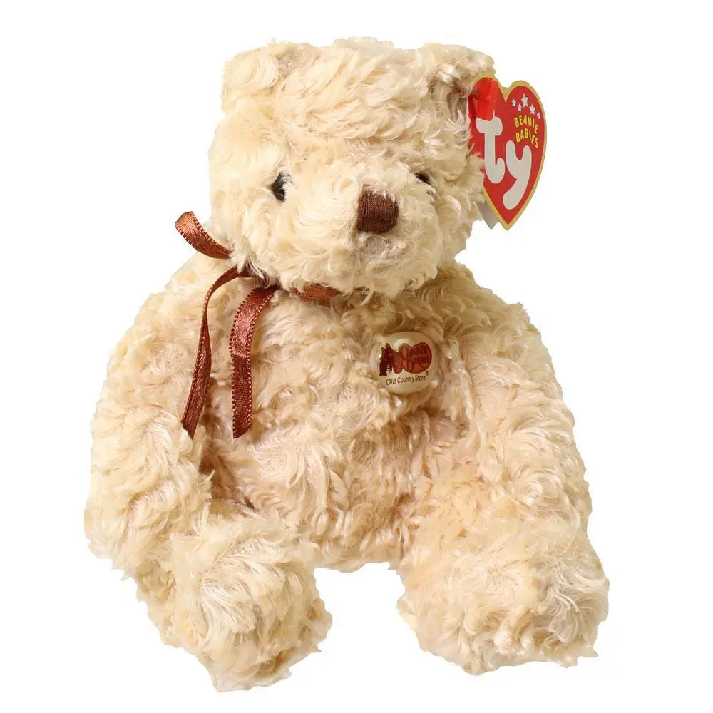TY Beanie Baby - HERSCHEL the Bear (Cracker Barrel Exclusive) (7 inch) (2002) MWMTs