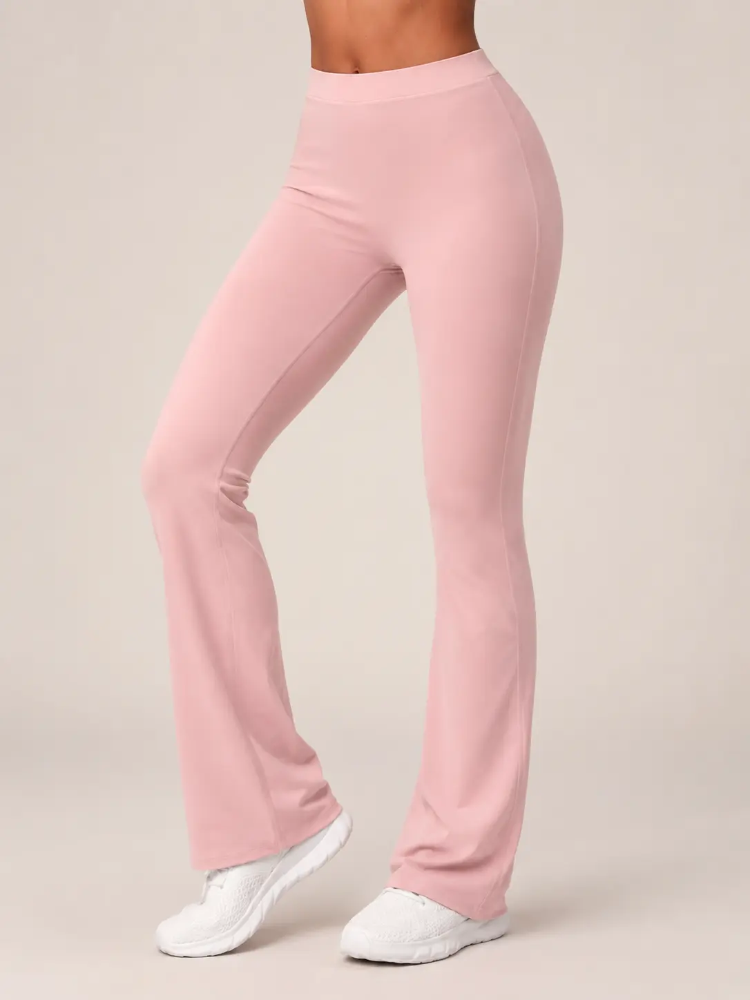 Women High Waist Smooth Matte Flare Yoga Pants 4-Way Stretch Soft High-Rise Bootcut Workout Leggings