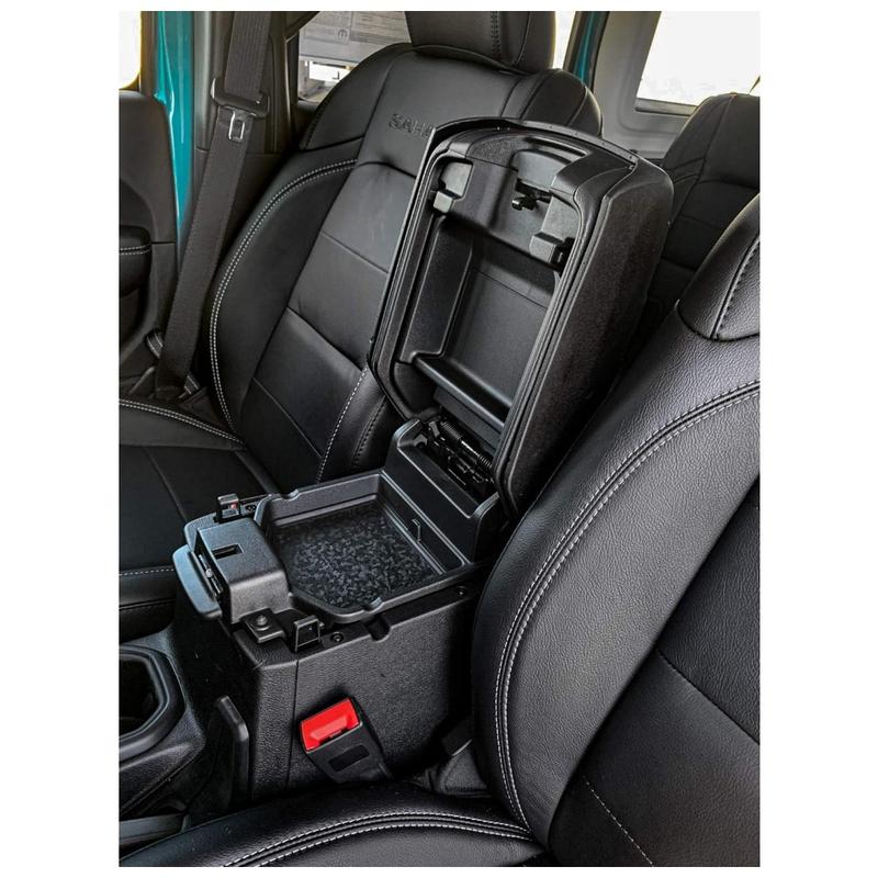 Center Console Armrest Cover Fit for 2018-2024 Jeep Wrangler JL JLU & Jeep Gladiator JT Armrest Storage Soft Mat Pet Antiscratch Mat Cover car  arm  rest  pad Seat Protectors Cushion Truck