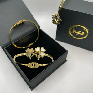 MLP Clover Bracelet Band In White