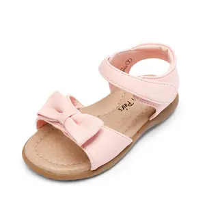DREAM PAIRS KIDS Girls Summer Bow Sandals