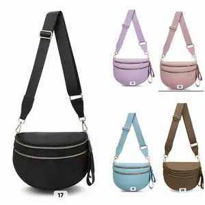 Plain Color Bum Bag - Versatile Crossbody Design in Multiple Colors for Everyday Use Plain Color Bum Bag - Versatile Crossbody Design in Multiple Colors for Everyday Use