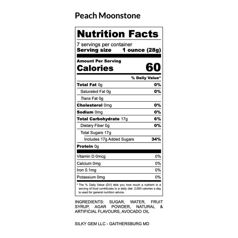 Peach Moonstone 10-Piece Crystal Candy Collection