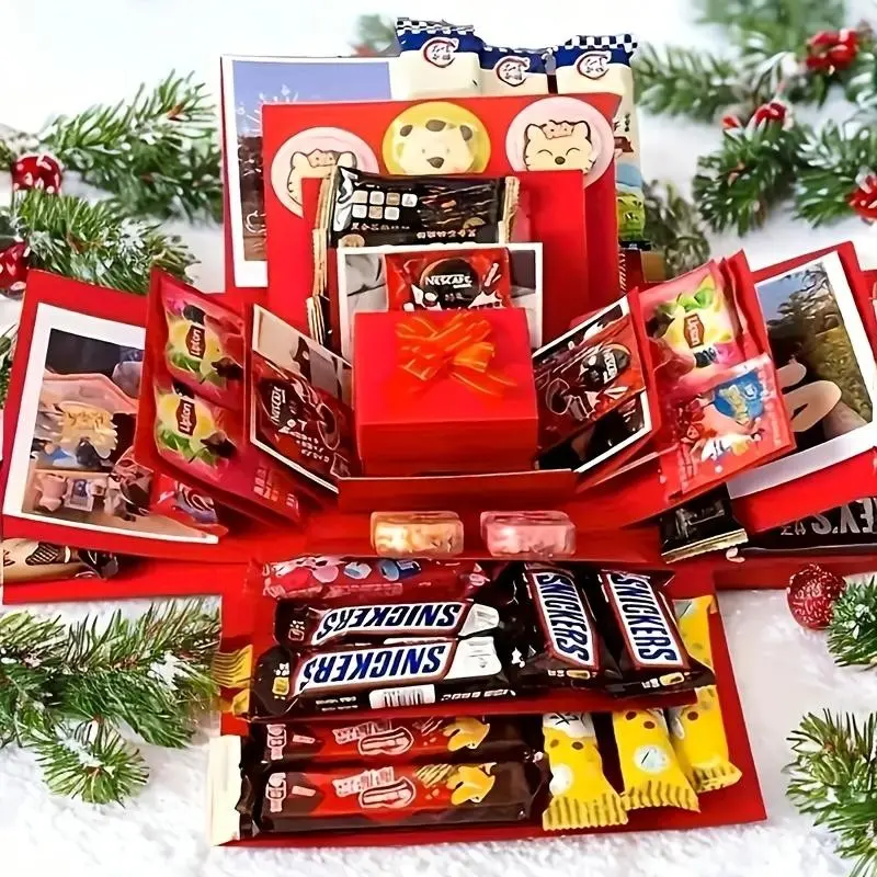 Surprise Birthday Gift Box, Candy Wedding Surprise Box, Perfect Gift Packaging, Halloween Christmas Present, Explosive Gift Box, Gift For Birthday