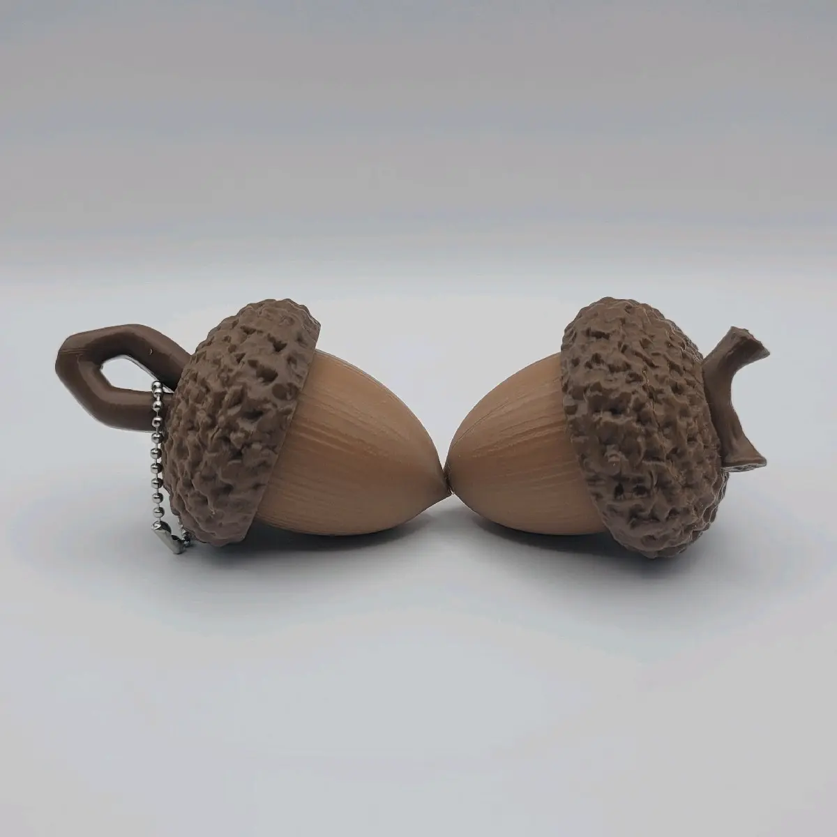 Acorn Dice Trinket - D20 Holder - 3D Printed Acorn Shaped Dice Storage & Jewelry Case - Regular & Keychain Versions Available