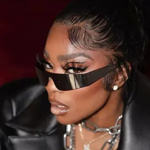Futuristic Rimless Sunglasses