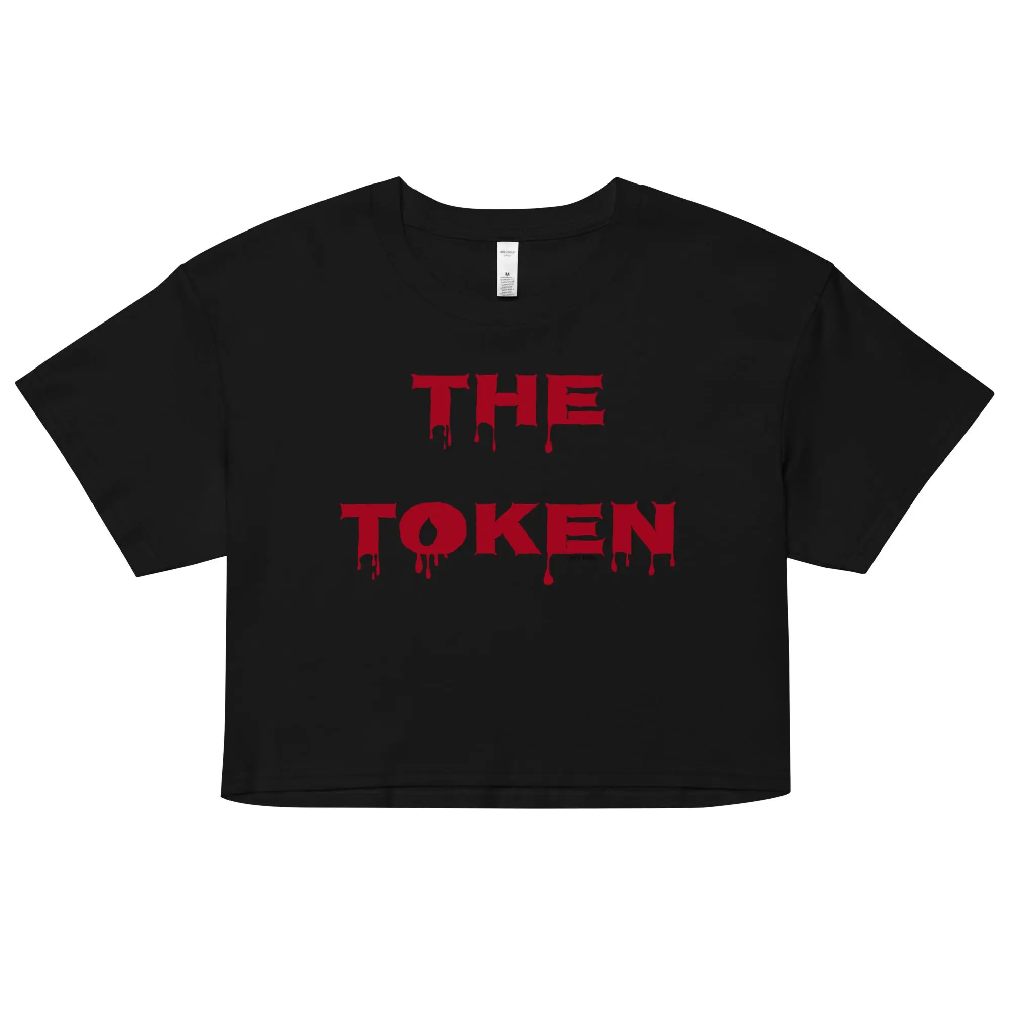"The Token" Red Spooky Crop Top