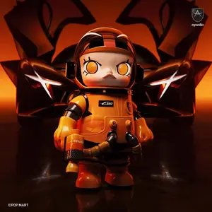 (Azi7051)  POP MART MEGA SPACE MOLLY 400% APOLLO