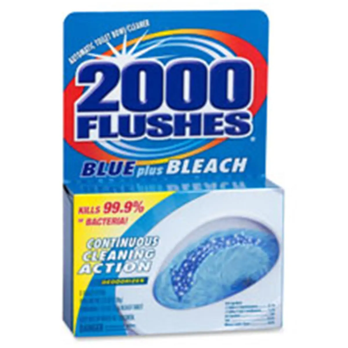 212 MAIN Toilet Bowl Cleaner with Bleach & Blue Detergents, 3.5oz Concentrate Tab, Disinfecting Bathroom Cleaners, Germ-Killing Sanitizer, Case of 5 Household Cleaning Supply, Toilet Bowl Cleaners