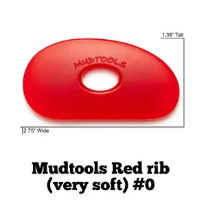 Mudtools Red Flexible Pottery Rib
