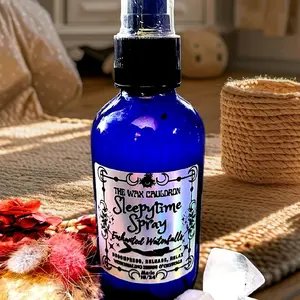 Sleepytime Spiritual Aromatherapy Spray in our Enchanted Collection with crystals and Melatonin