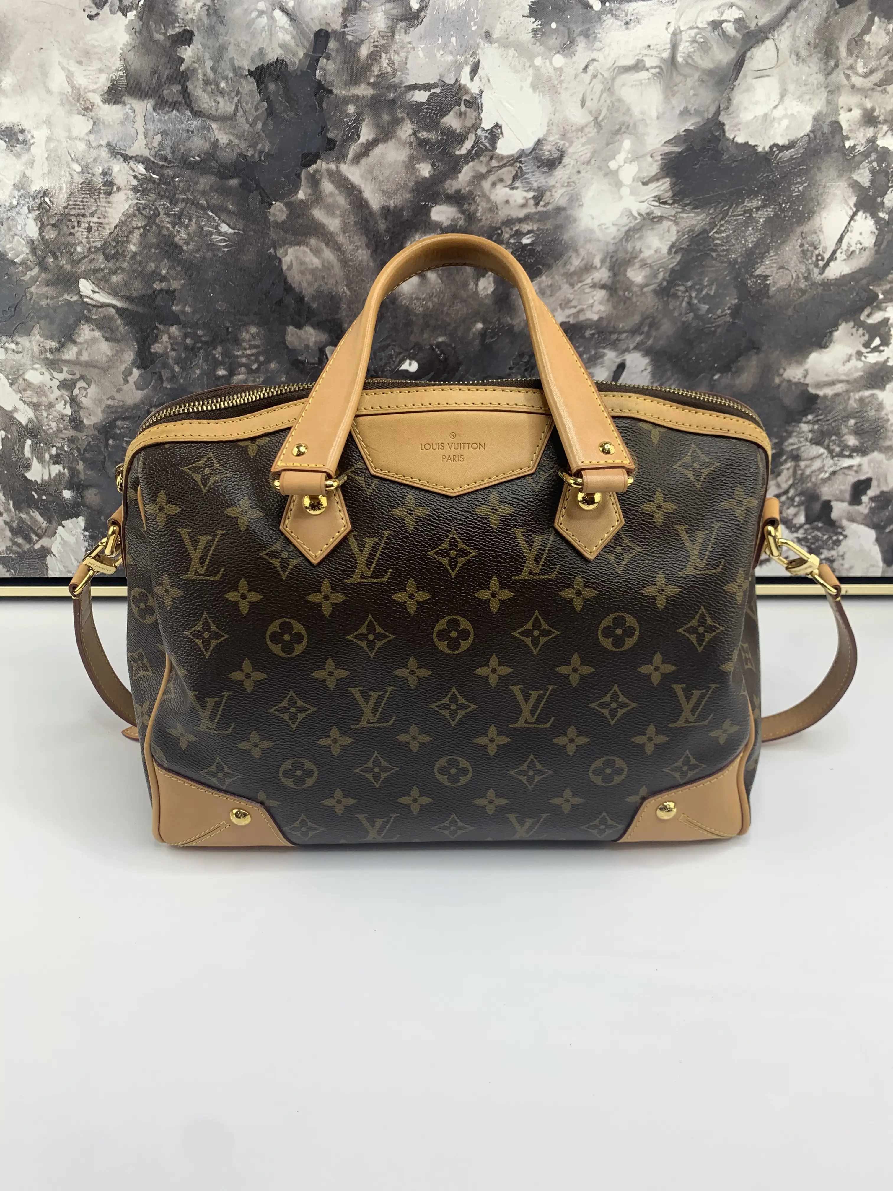 Pre-owned Louis Vuitton leather Tote Bags Retiro PM