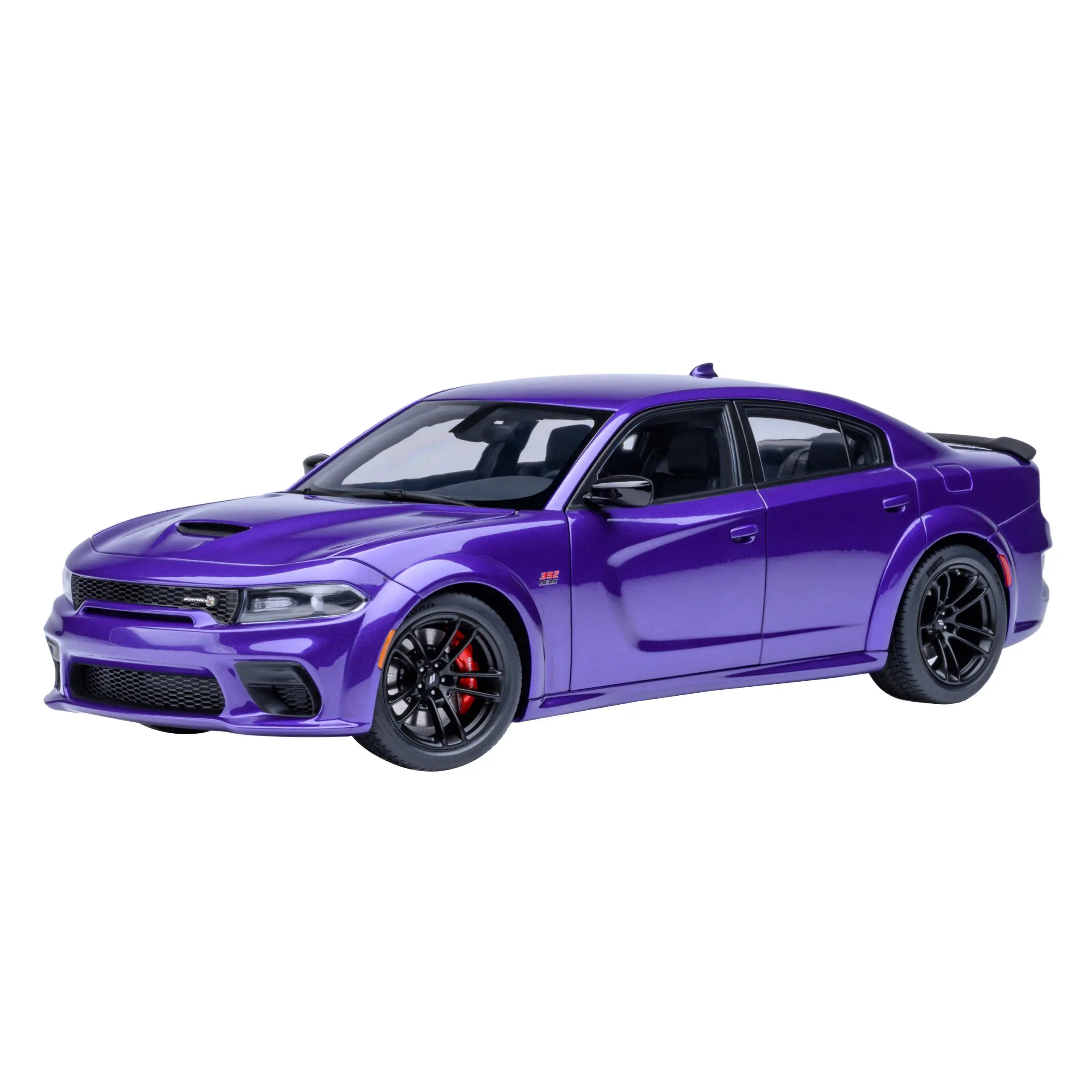 Dodge Charger Scat Pack Widebody Plum Crazy Purple Metallic  1/18 Car Model by Autoart