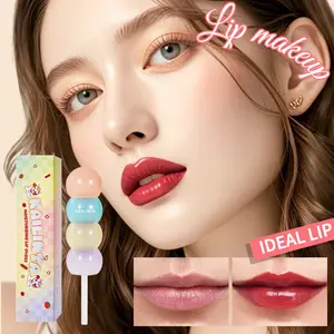 ✨Cute Candy Skewer Crystal Jelly Lip Gloss! ANYSU Moisturizing Mirror Lip Glaze, Easy to Color, Long-Lasting High Shine, Hydrating Formula, Plump Glossy Lips, 01 Hug Me Shade - Sweet Makeup Must-Have
